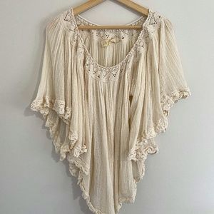 Jen's Pirate Booty Wild Flower Tunic in Natural OS